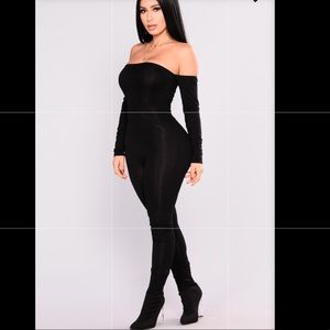 NWT off shoulder jumpsuit XL